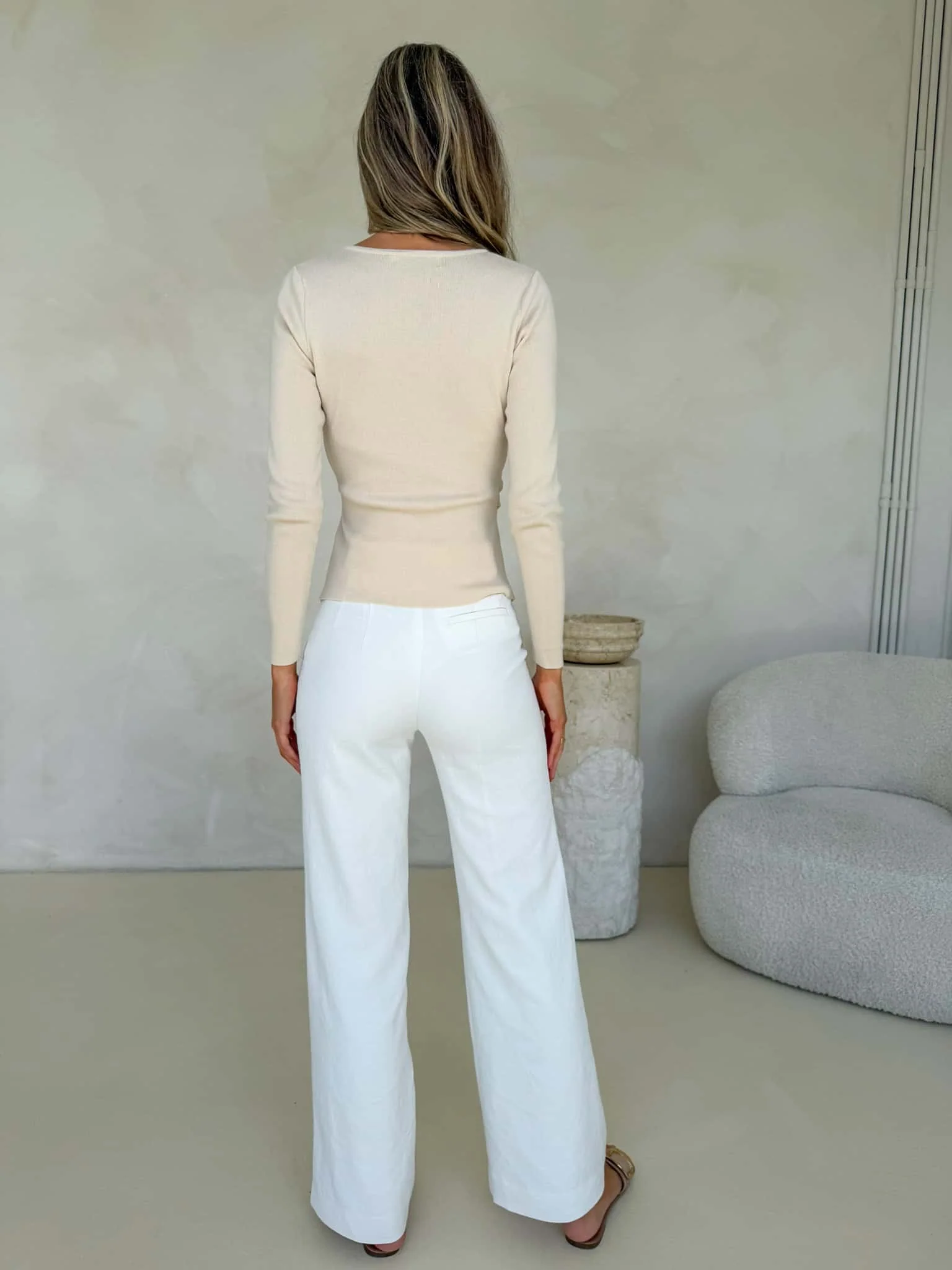 Adeline Top - Cream - Image 3