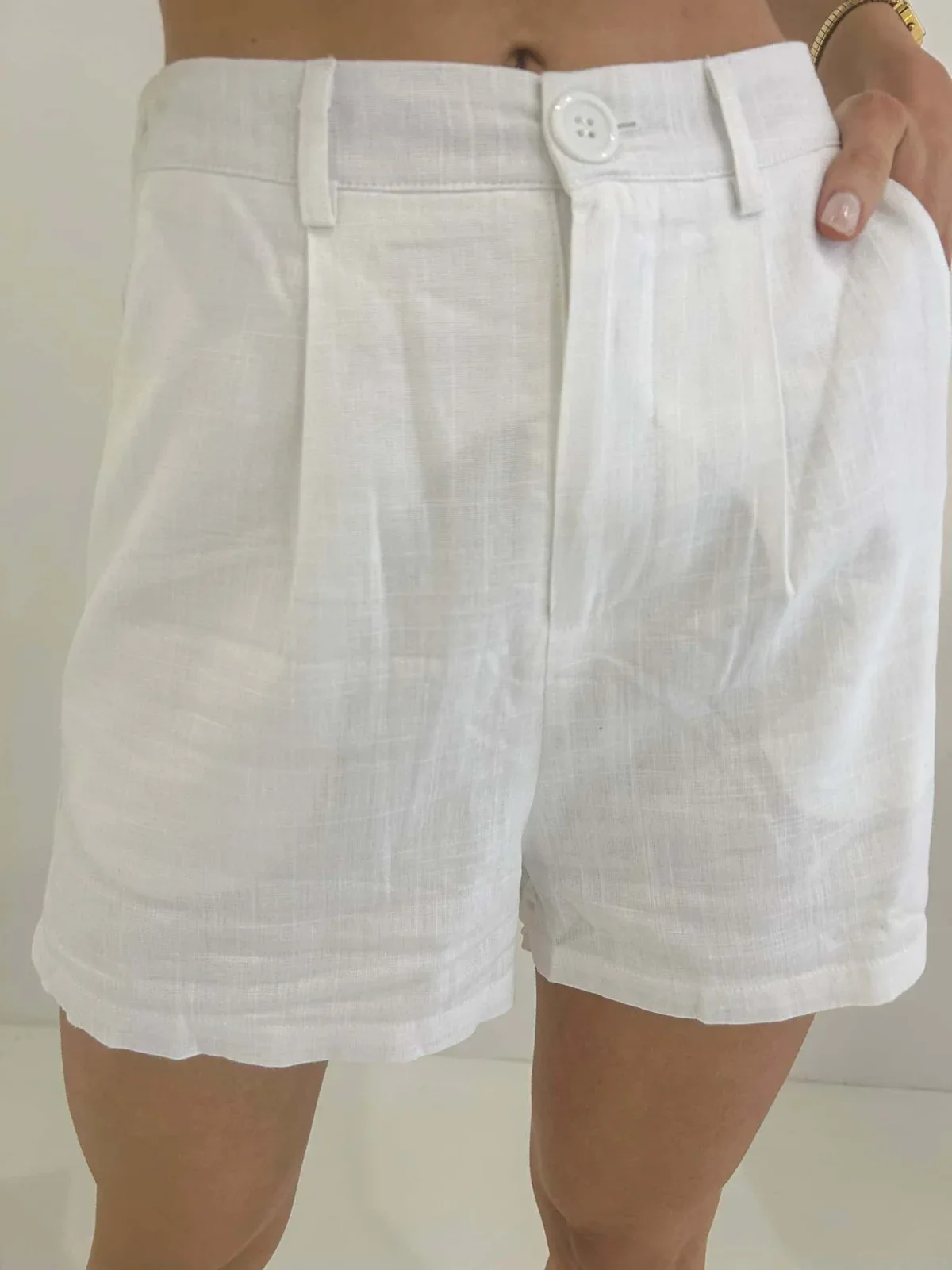 Amie Shorts - White - Image 2