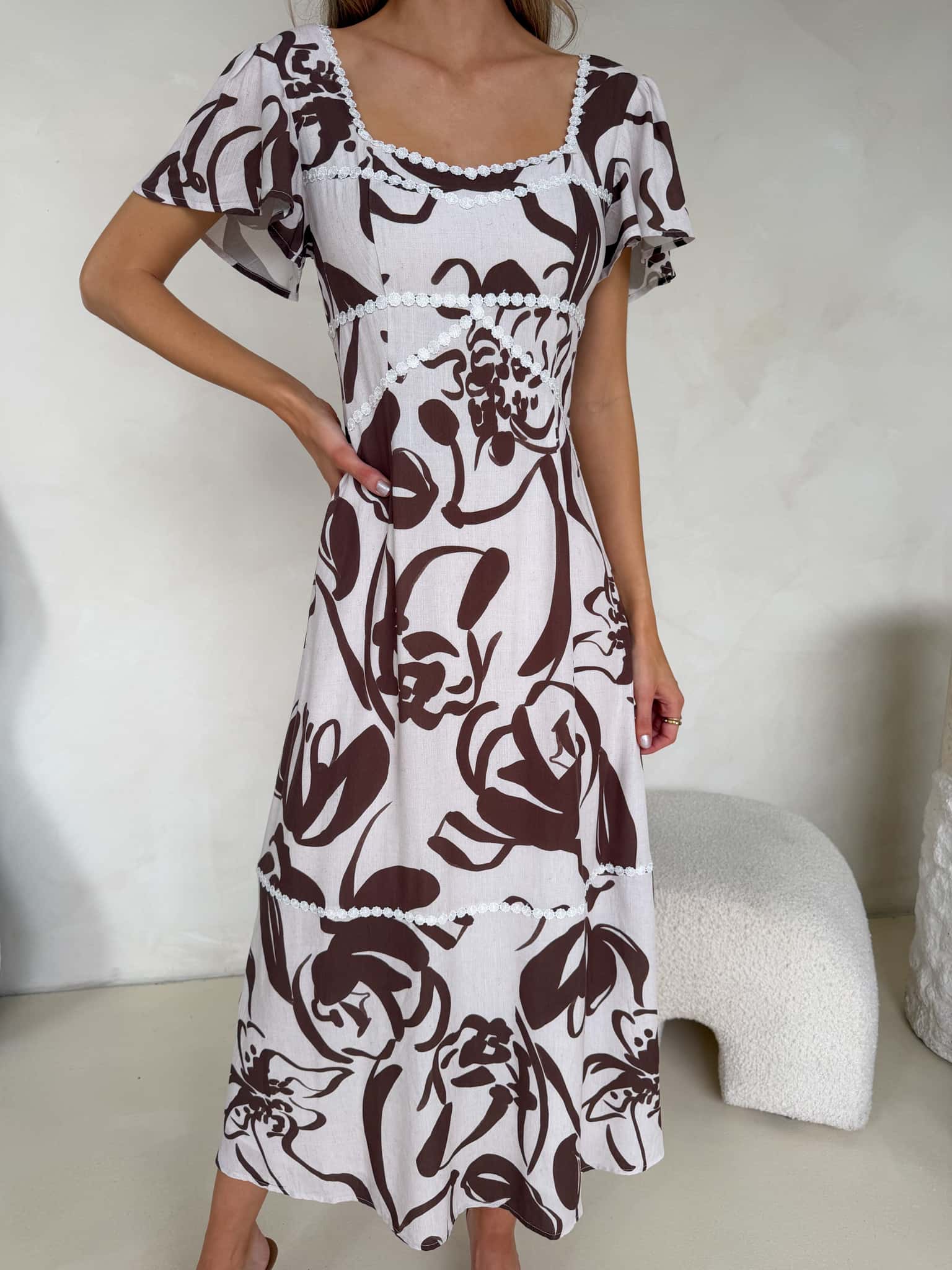 Fleur Dress - Essence Print - Image 5