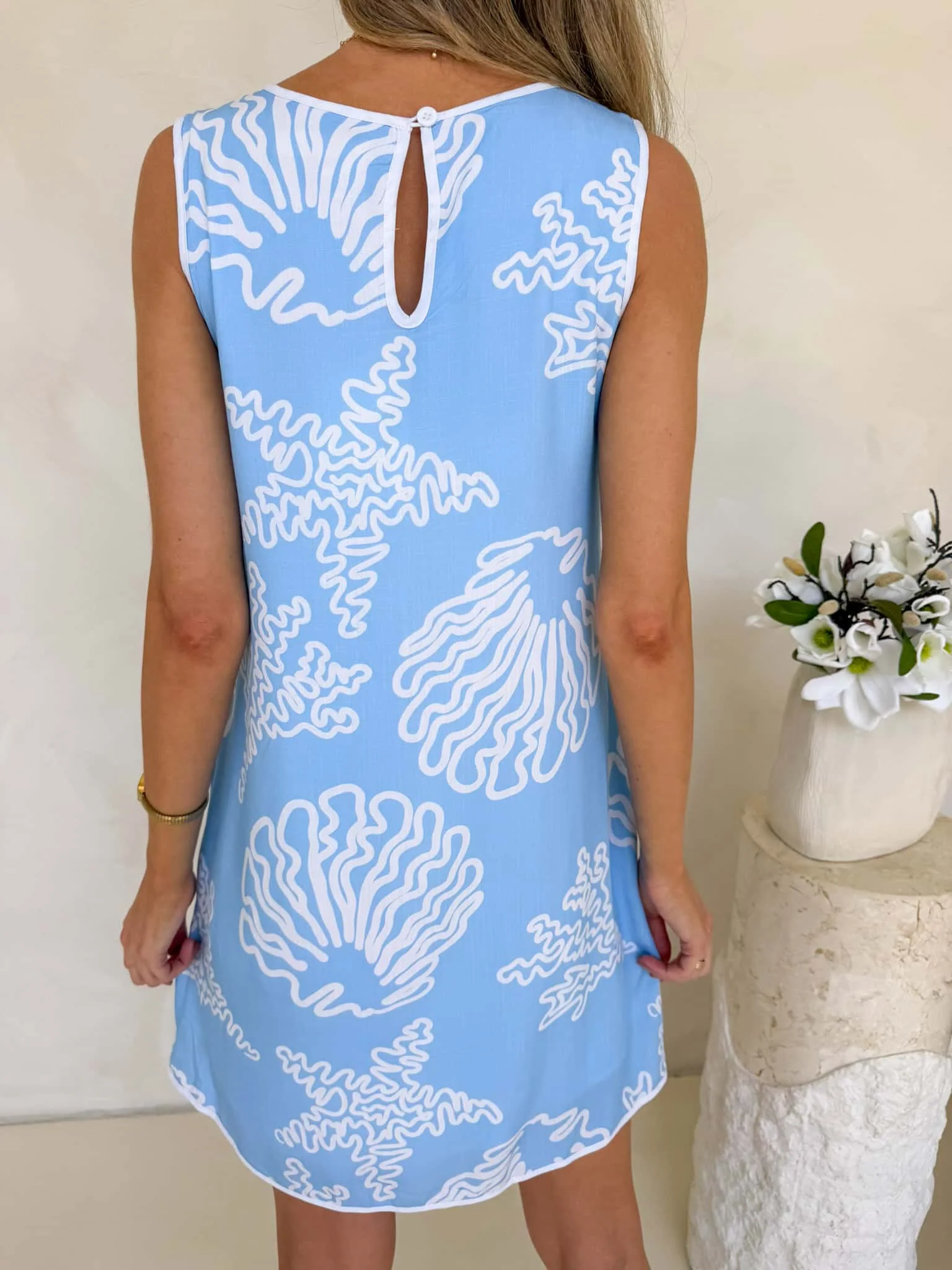 Frankie Dress - Salt Water Print - Image 7