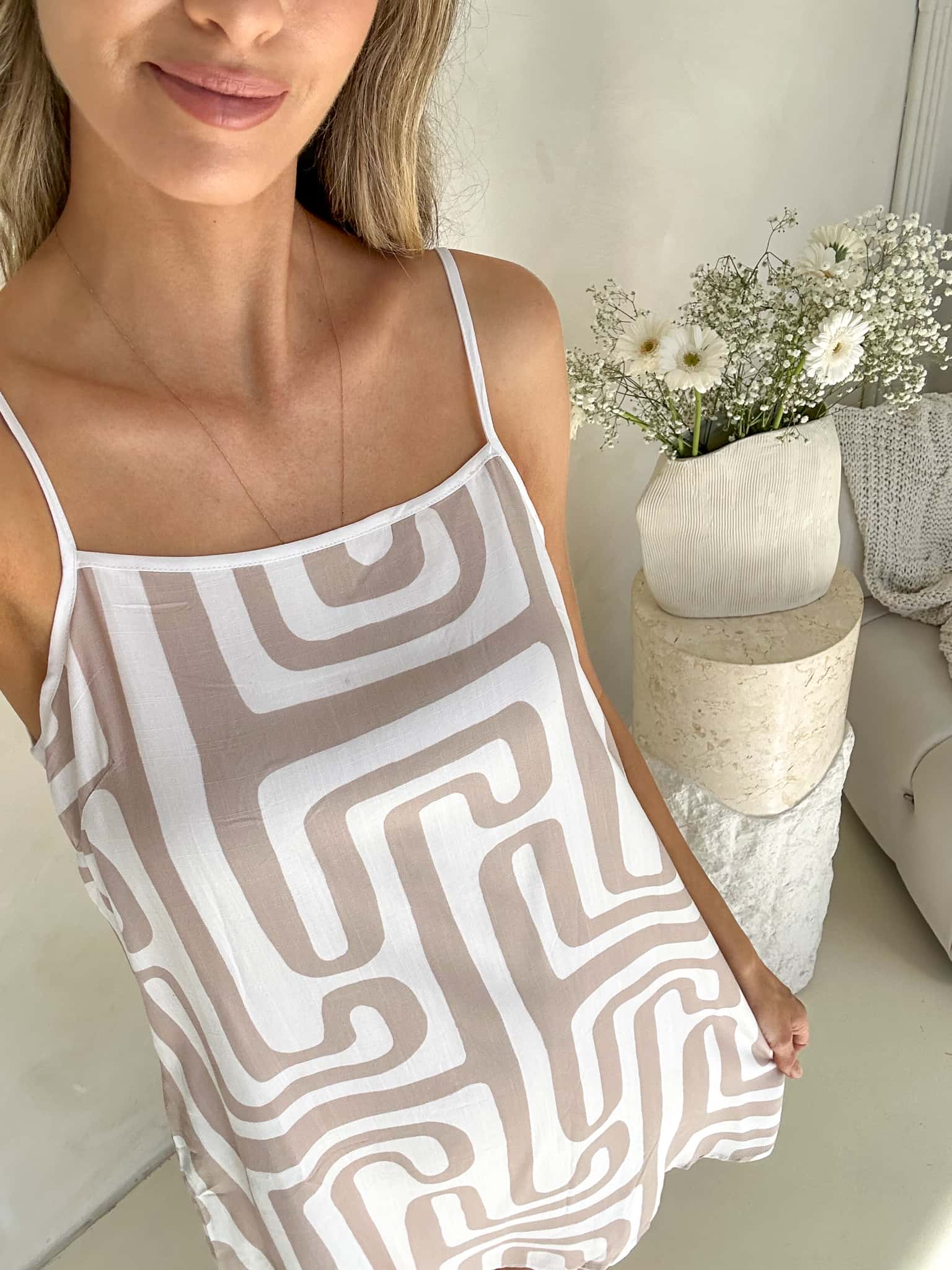 Libra Dress - Labyrinth Print - Image 4