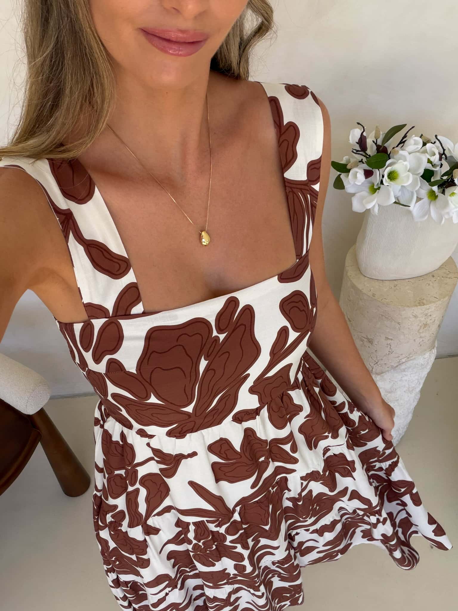 Mara Dress - Clove Print - Image 3