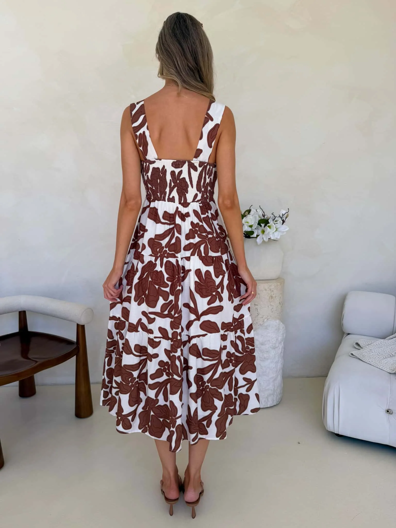 Mara Dress - Clove Print - Image 5