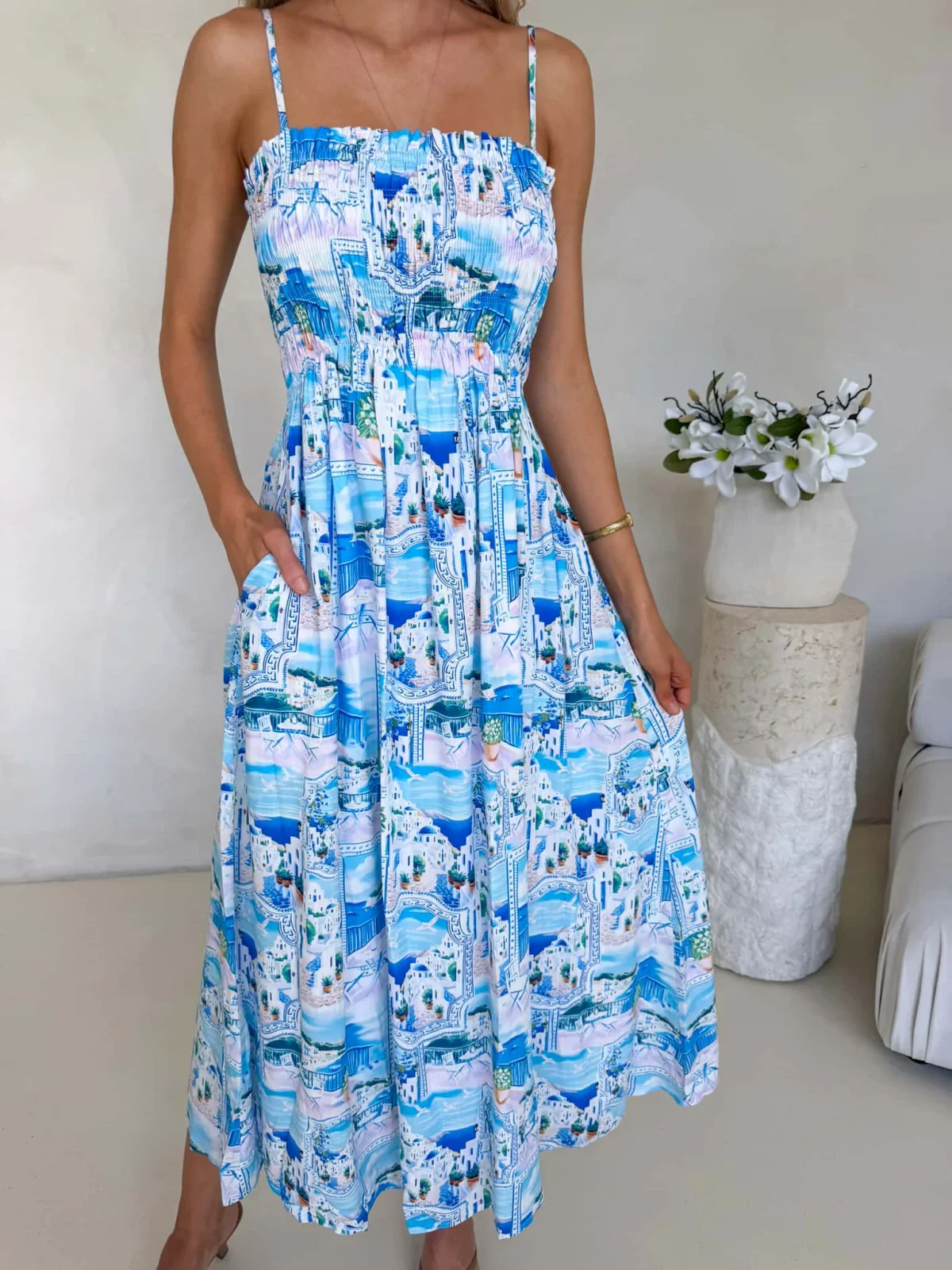 Palm Cove Dress - Casa Del Sol Print - Image 4