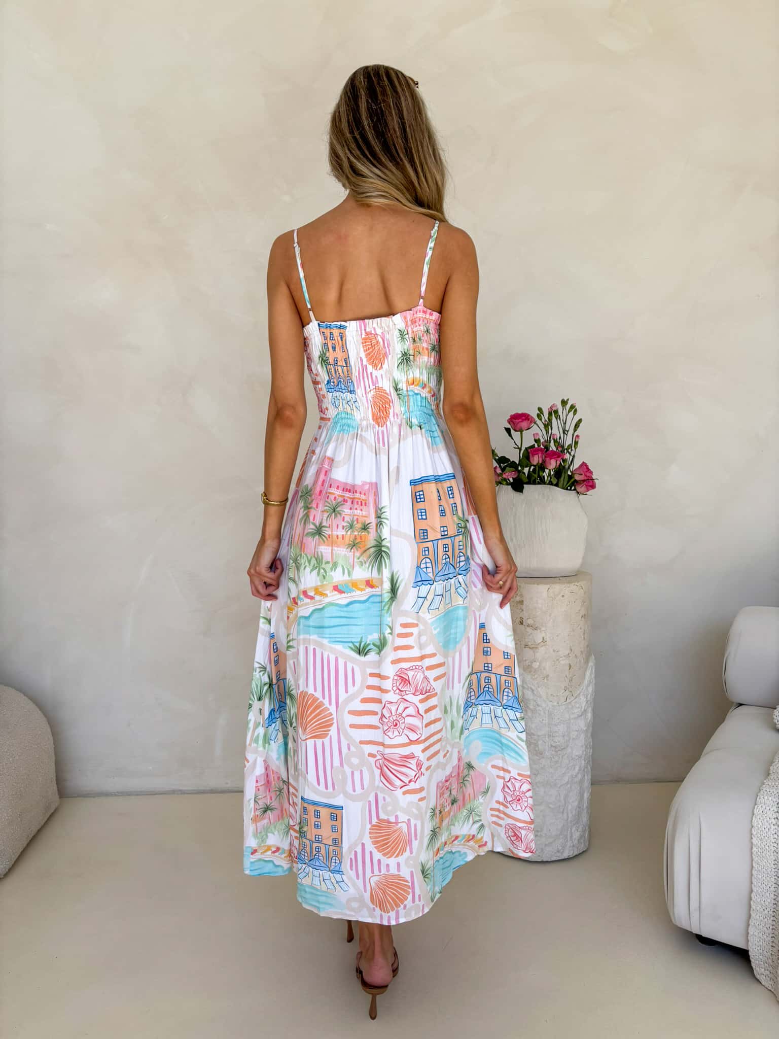 Palm Cove Dress - Holiday Print - Image 6