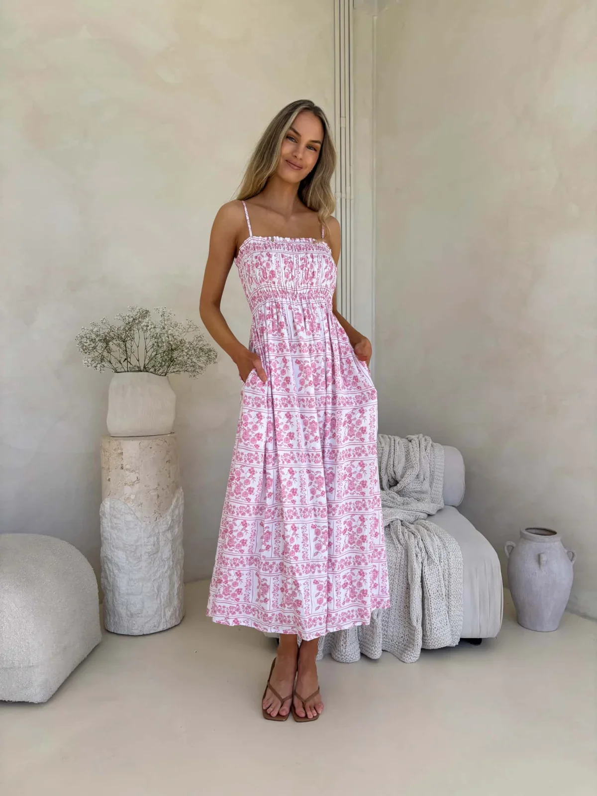 Palm Cove Maxi - Petal & Poise Print - Image 2