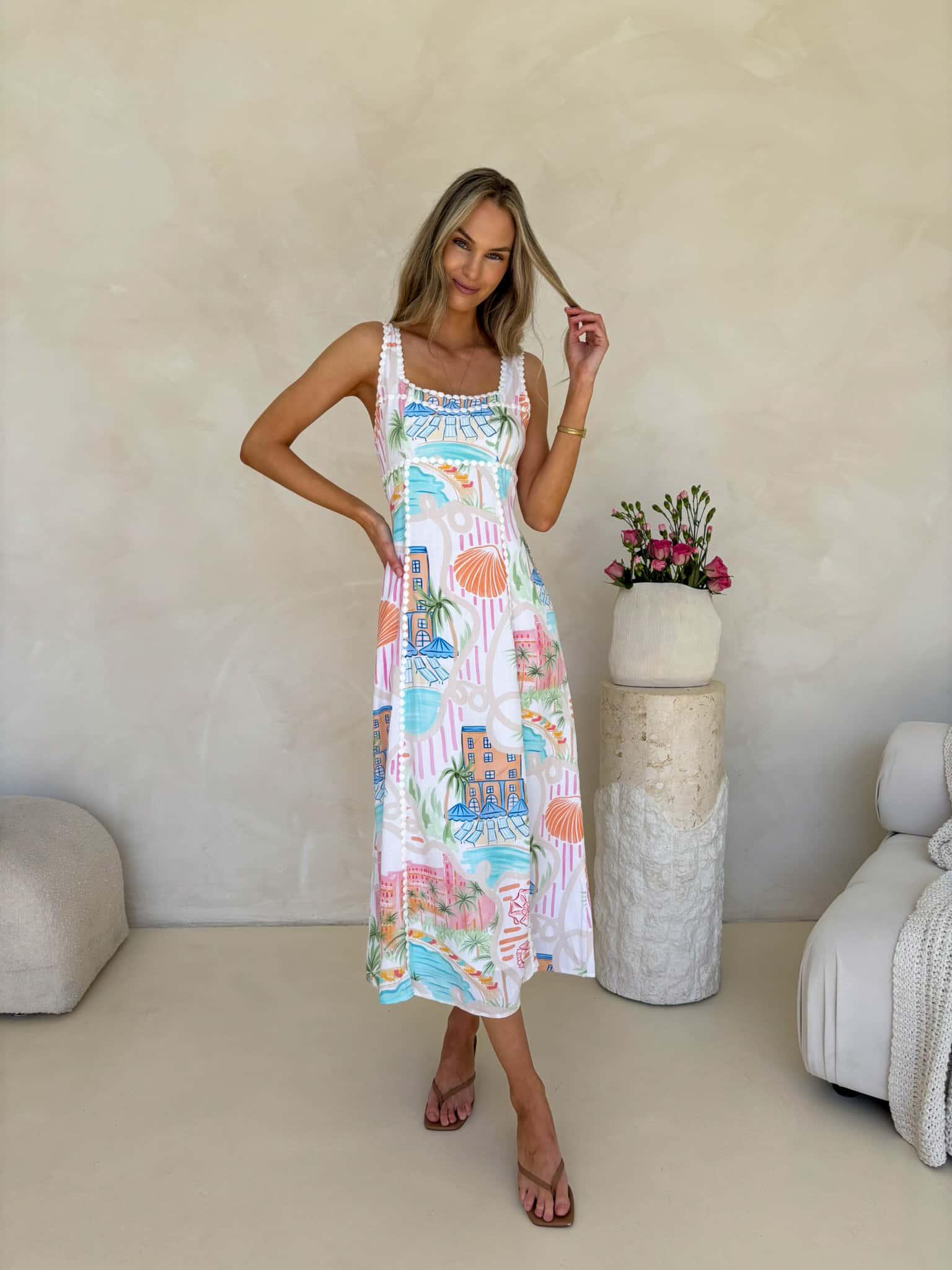 Stella Dress - Holiday Print - Image 4