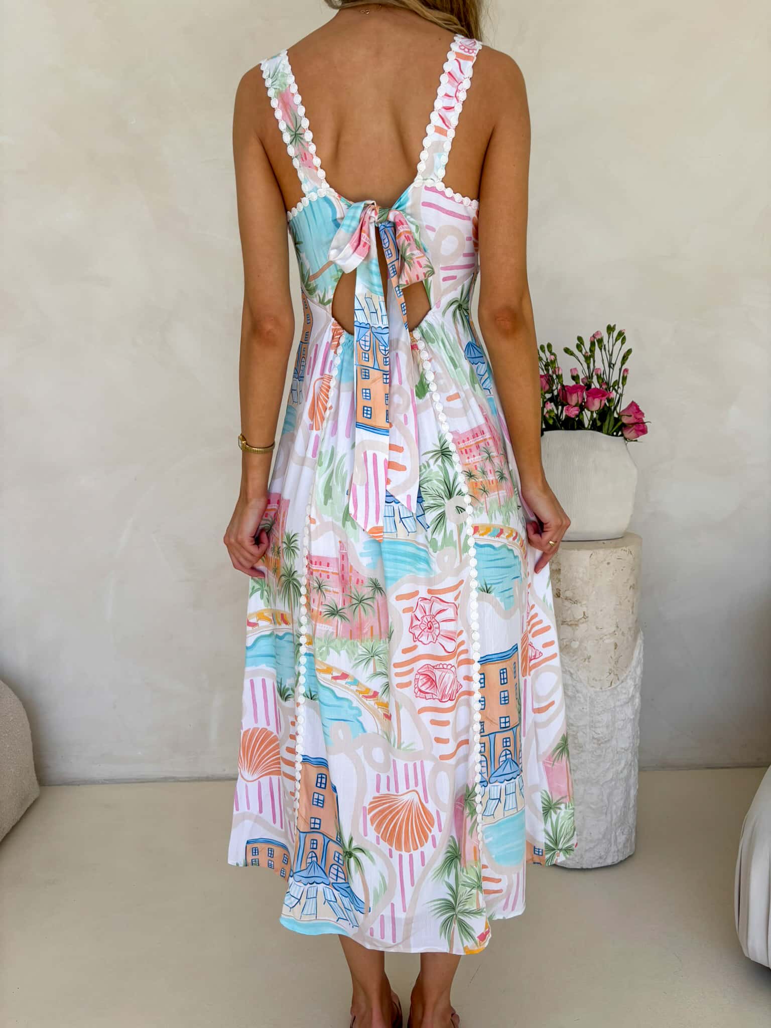Stella Dress - Holiday Print - Image 5