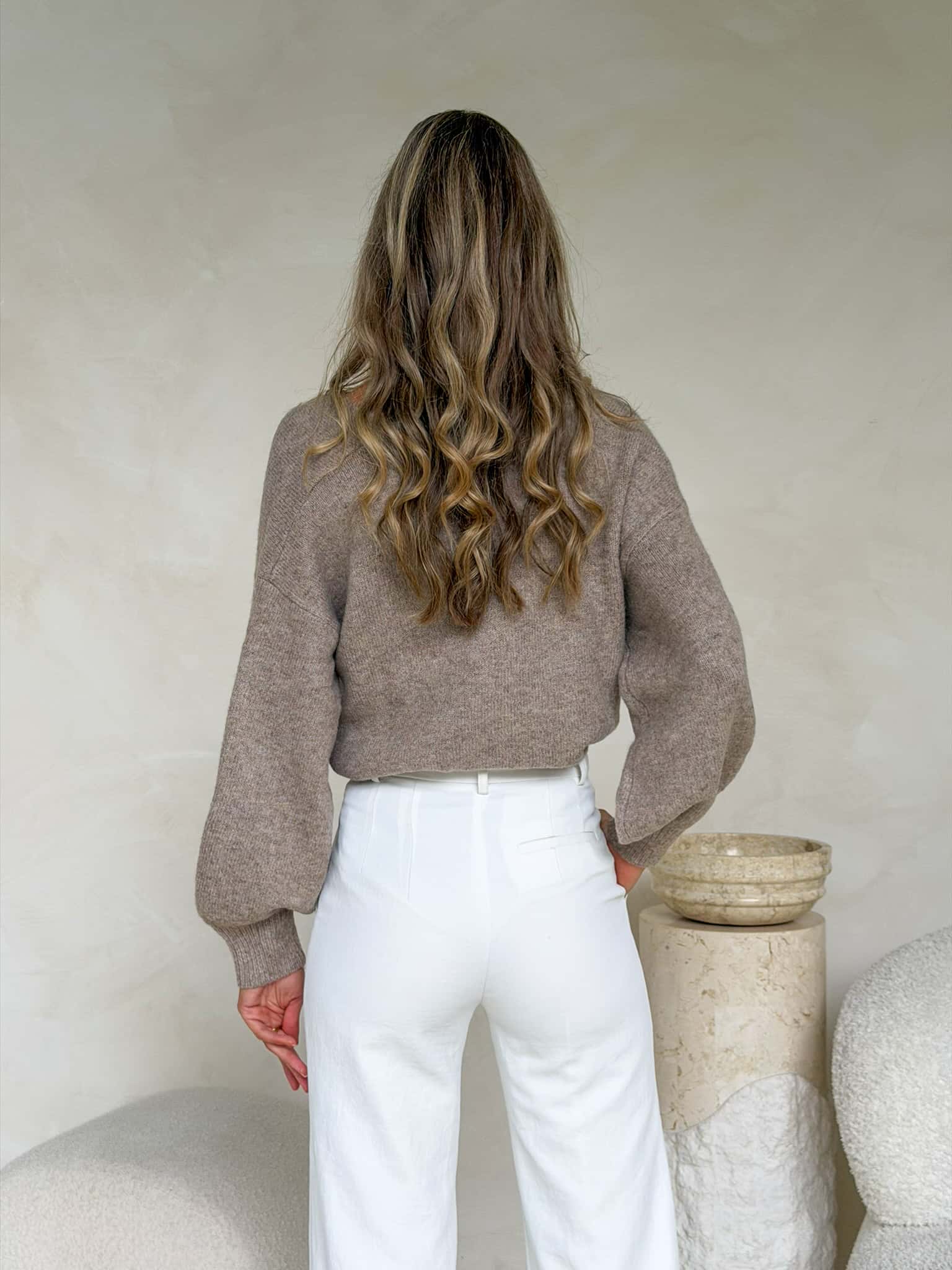 Talia Knit - Taupe Marle - Image 4