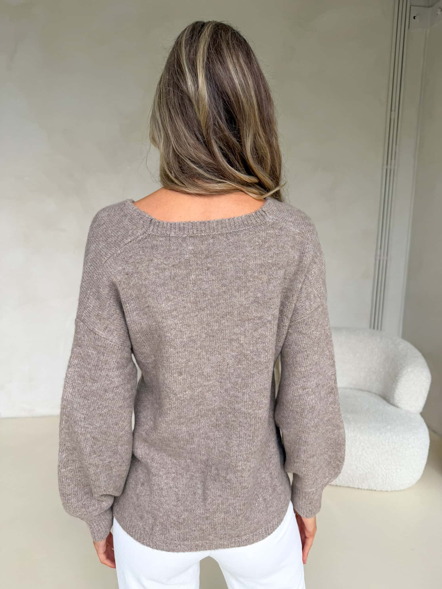 Talia Knit - Taupe Marle - Image 7