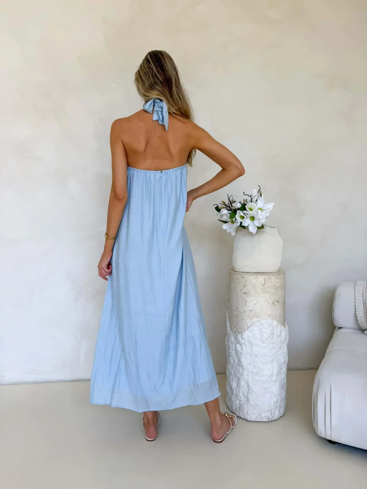 Willow Dress - Light Blue - Image 6